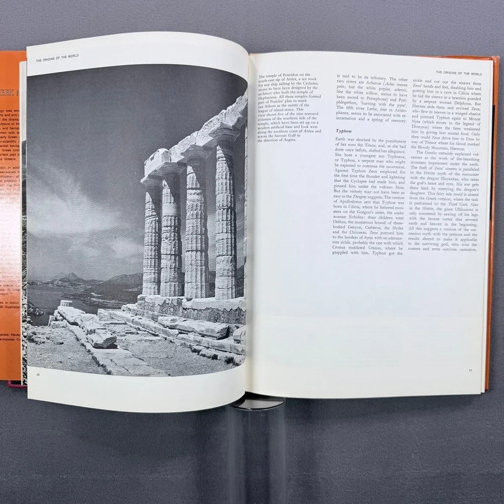John Pinsent Greek Mythology Hardcover 1973 2nd Impression History Art Book